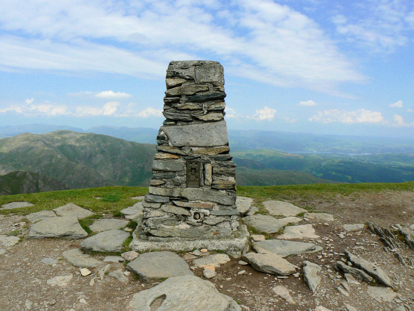 Coniston Old Man's trig Coniston Old Man's trig